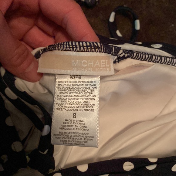 Michael Kors Size 8 bathing suite - polka dot - one piece - Picture 4 of 4
